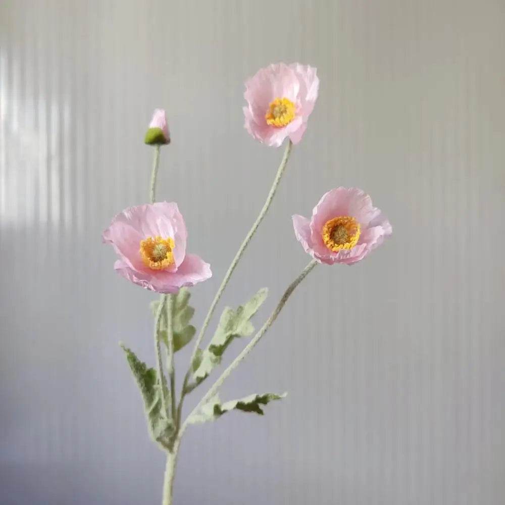 4 Head Artificial Flowers Bouquet Poppy Fake Flowers For Home Decor Garden Party Wedding Decoration Diy Accessories - P12 Hub Europe