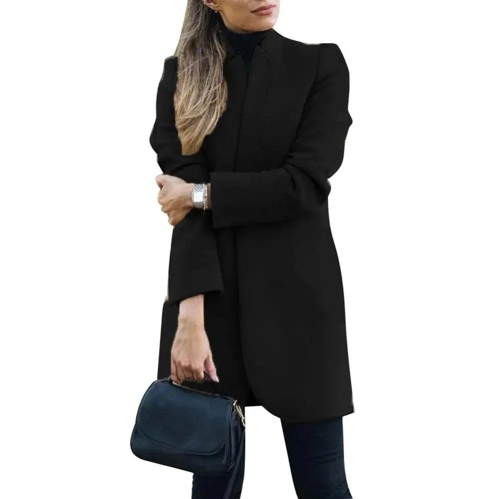Office Lady Wool Blend Coat - P12 Hub Europe