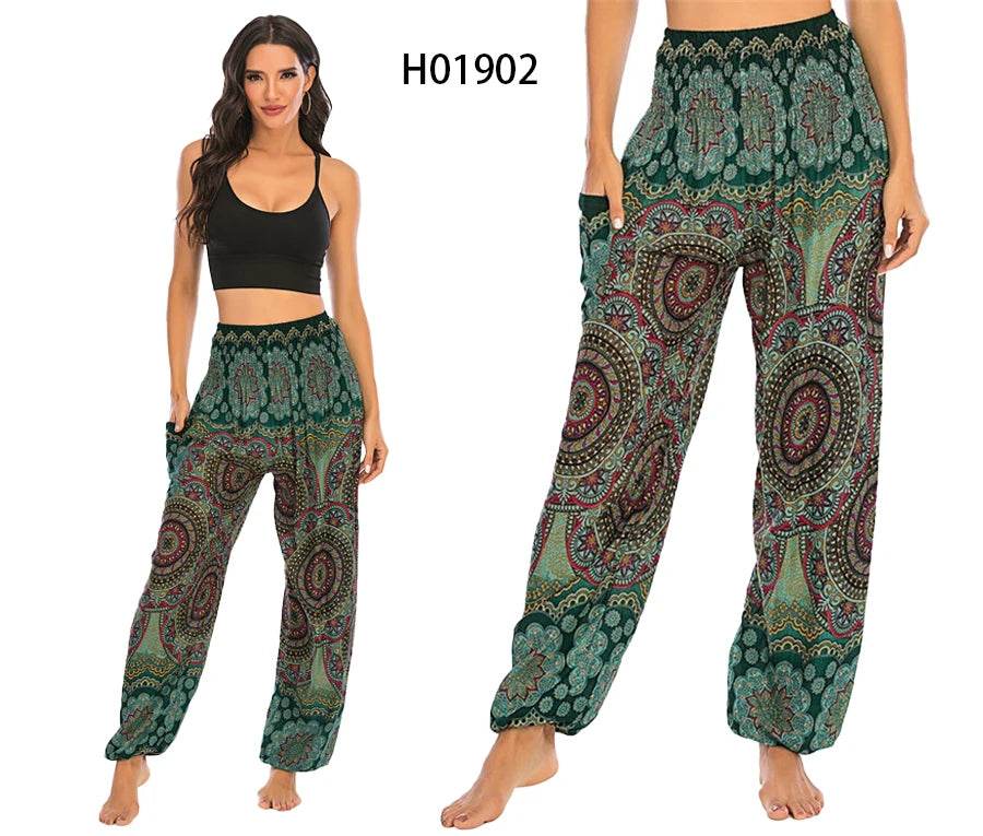 Boho Hippie Harem Yoga Pants - P12 Hub Europe