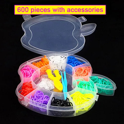 Pantone Color Western European Style Rubber Band Rainbow Knitting Machine Bracelets Loom Bands Arts & Crafts, DIY Toys