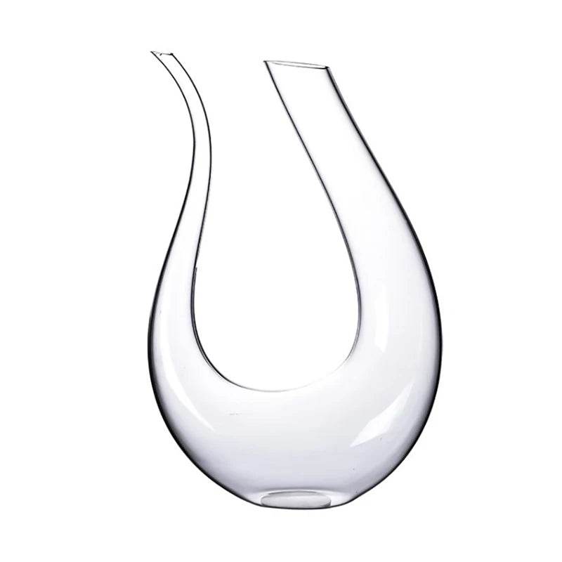 Crystal U-shaped Wine Decanter Gift Box Swan Decanter Creative Wine Separator - P12 Hub Europe