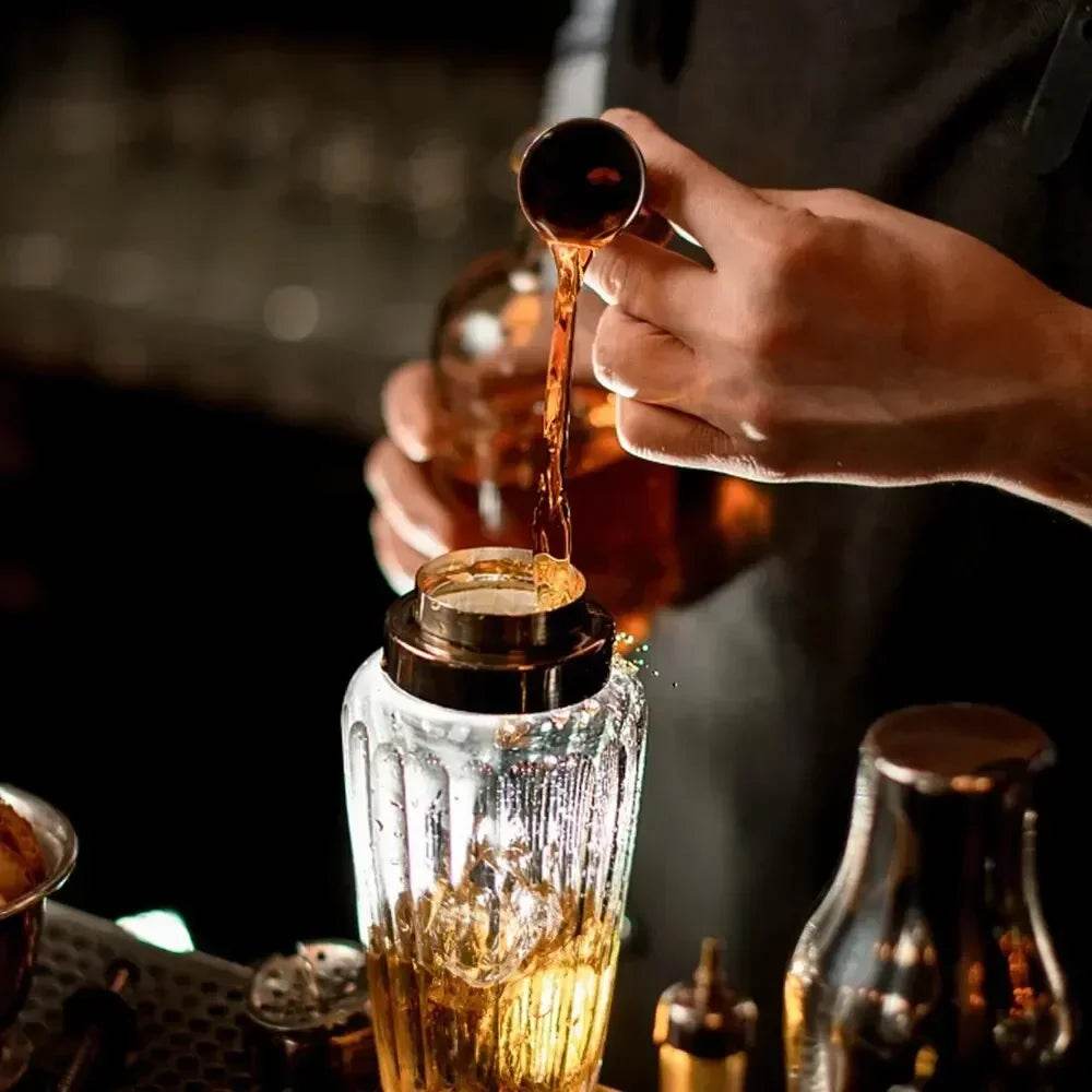 2PCS 30/60ml Cocktail Wine Shaker Measure Cup Stainless Steel Double Shot Drink Spirit Measure Jigger Kitchen Supplies gadget - P12 Hub Europe