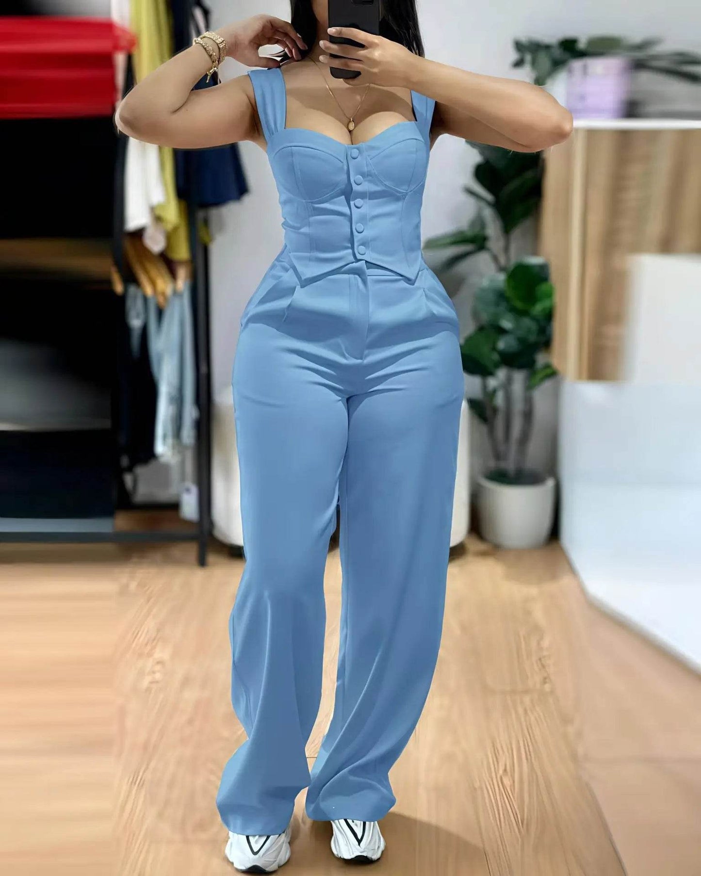 Chic Vest Trouser Set - P12 Hub Europe