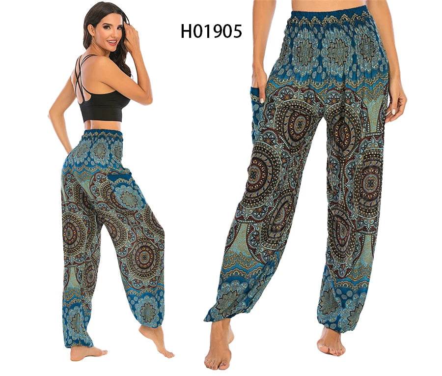 Boho Hippie Harem Yoga Pants - P12 Hub Europe