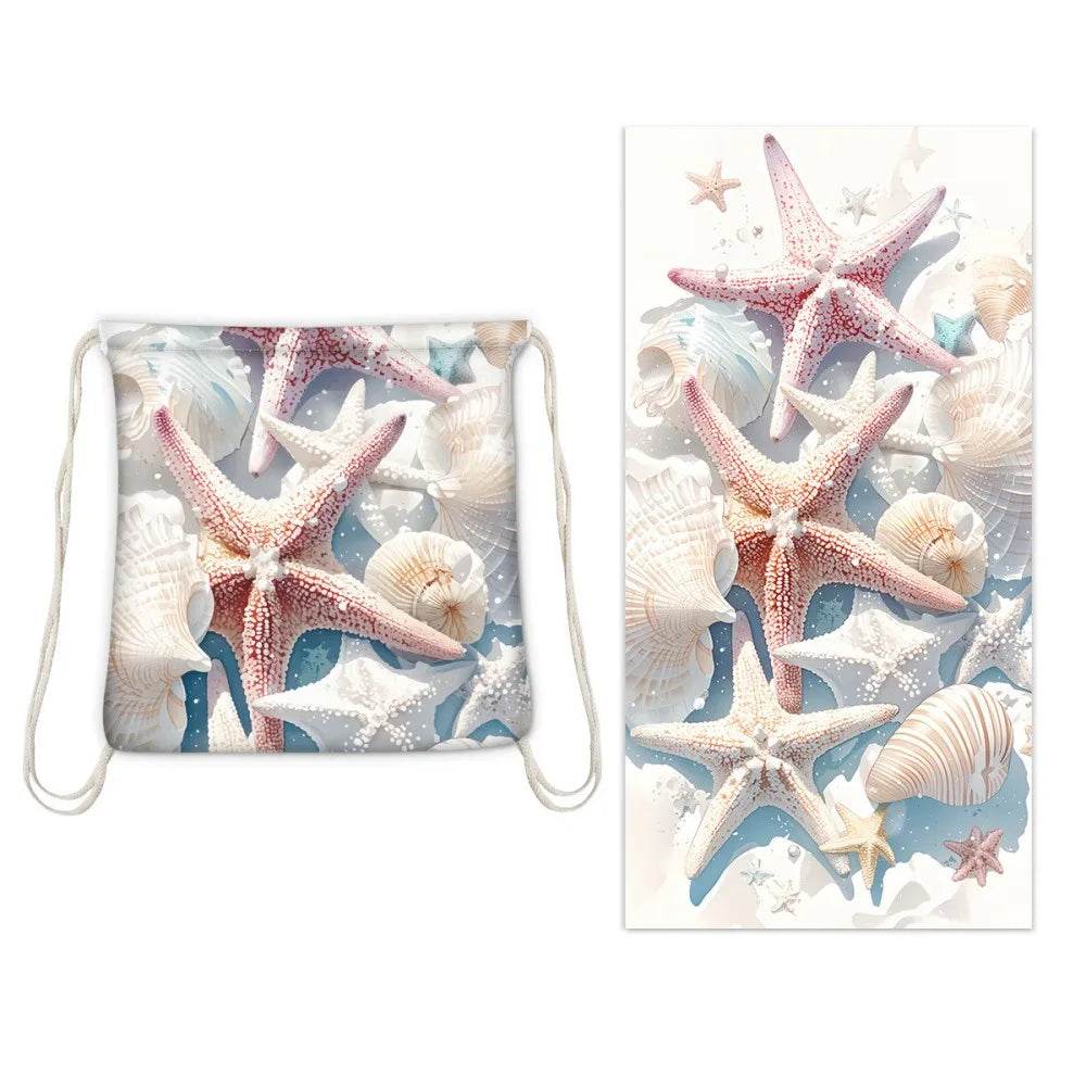 Quick Dry Towel Beach Bag Portable Bath Towels Travel Print Sports Surf for The Mat Designer Sand Free Large Bundle Large Adults - P12 Hub Europe