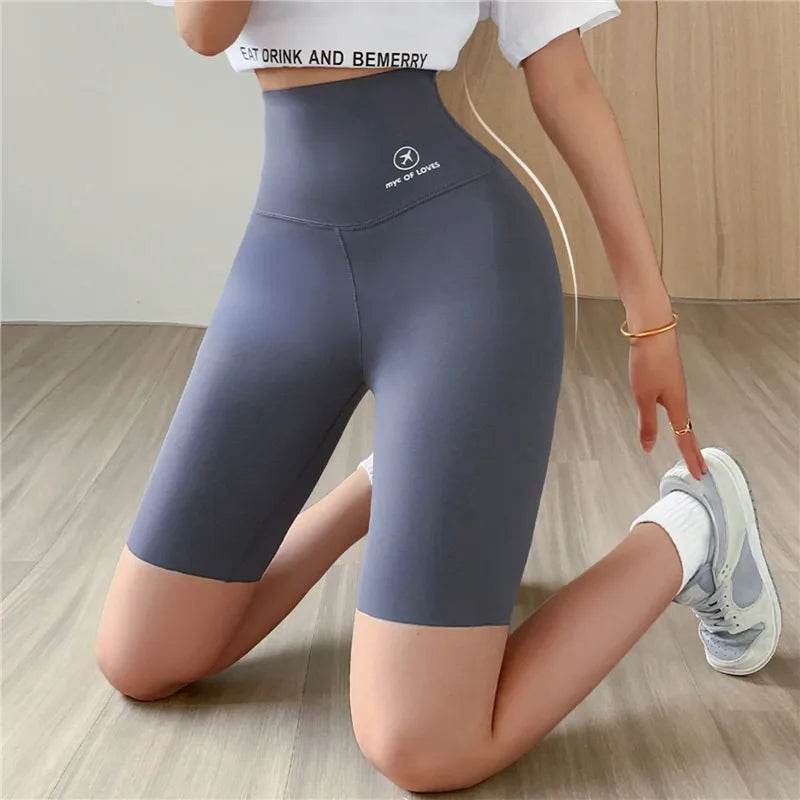Women's High Waist Gym Shorts - P12 Hub Europe