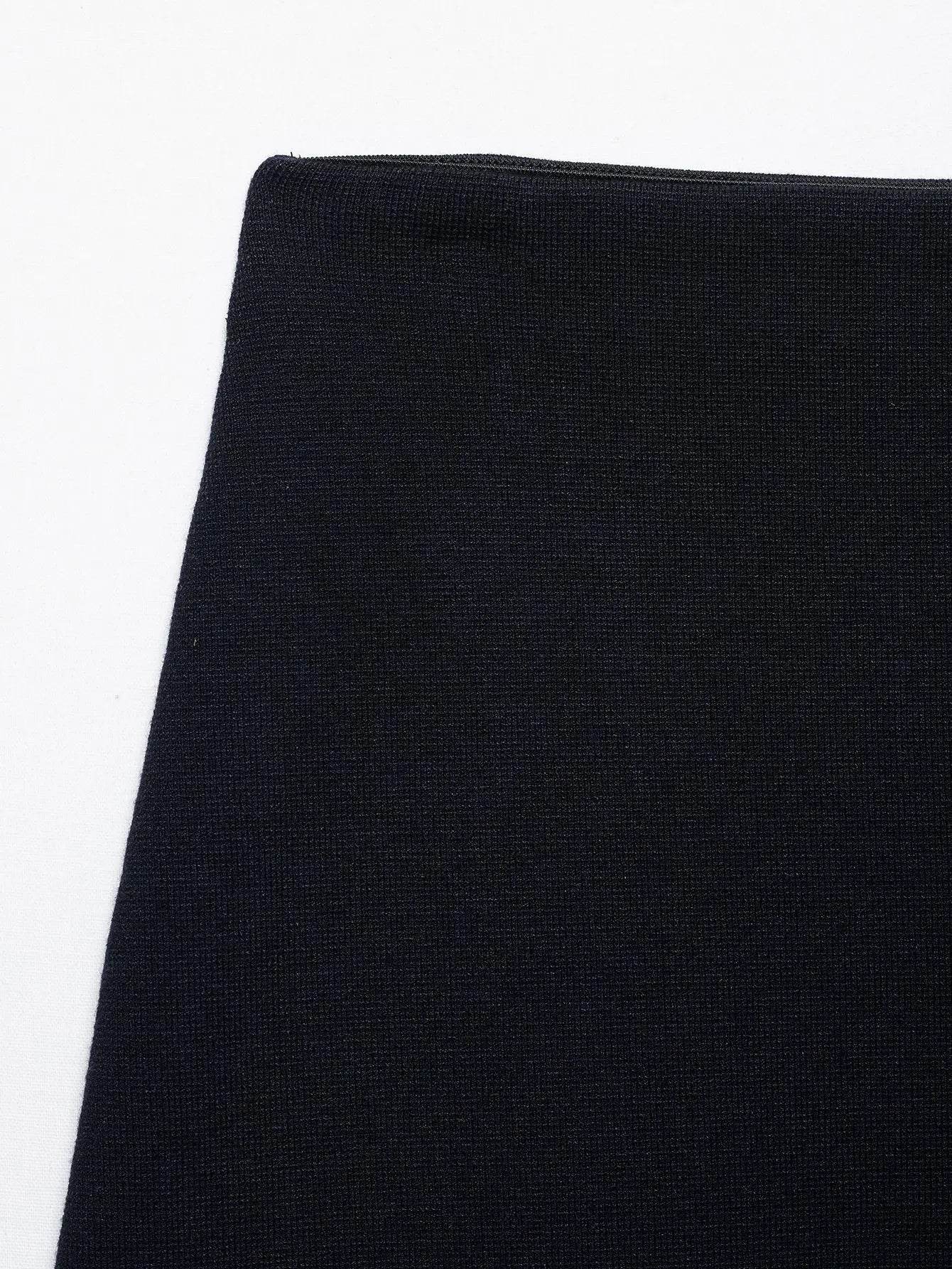 Women Color Block Knit Skirt Set - P12 Hub Europe