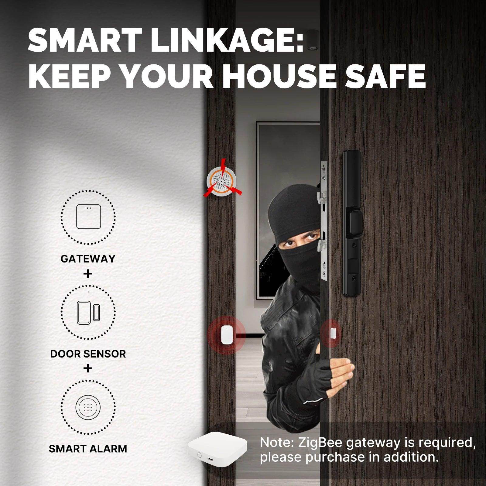 Sensor Door MOES ZigBee Smart - P12 Hub Europe