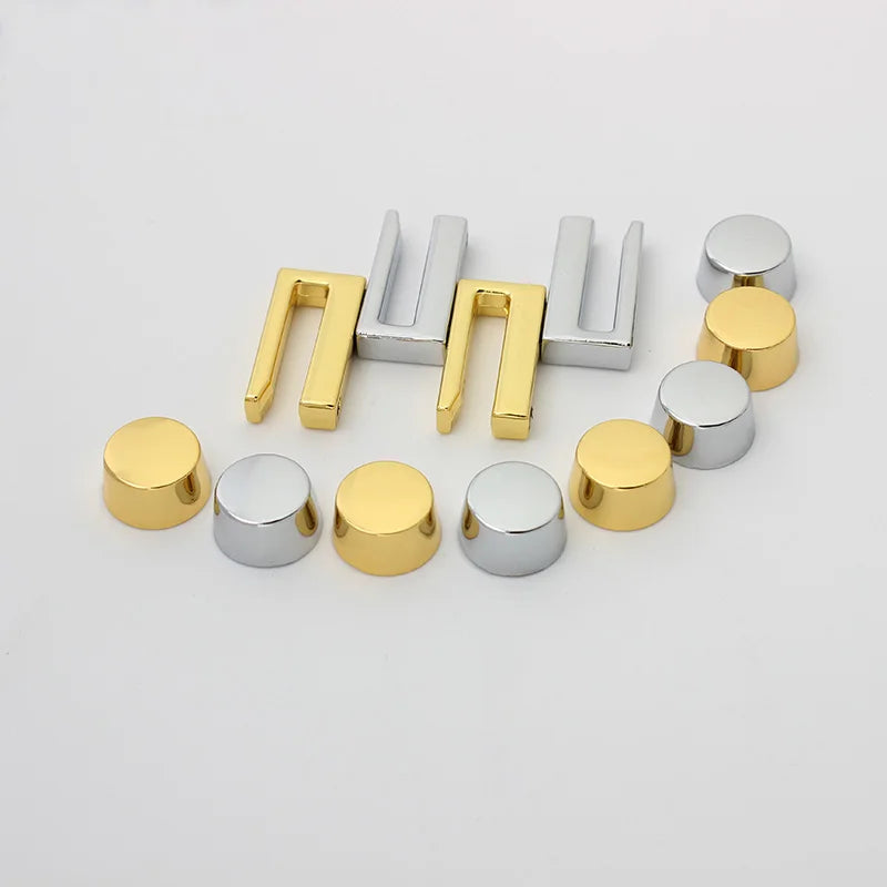 1Set Fashion Metal Bag Locks Clasp Bag Lcok Set For Handbags Purse Tote Closures Snap Clasps DIY Hardware Case Bag Accessories