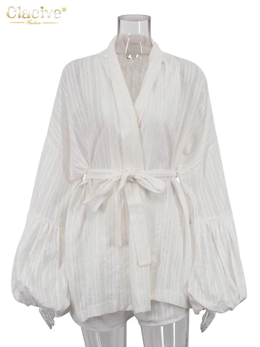 Clacive White Shorts Set - P12 Hub Europe