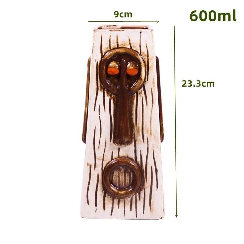 60 Types Ceramic Hawaii Tiki Mugs Creative Cocktail Glasses Beer Glass Martini Glasses Wine Glass Funny Cup Gift for Men - P12 Hub Europe