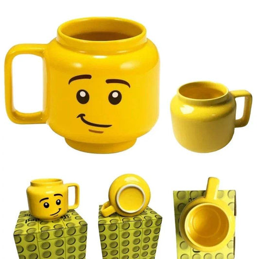 2025 Children Mug Cute Smiley Face Ceramic Mug, Ceramic Mug, Christmas Gift Funny Mug, Children's Drinking Cup Children's Cup - P12 Hub Europe