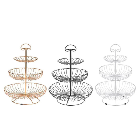 3-Tier Metal Fruit Bowl - P12 Hub Europe