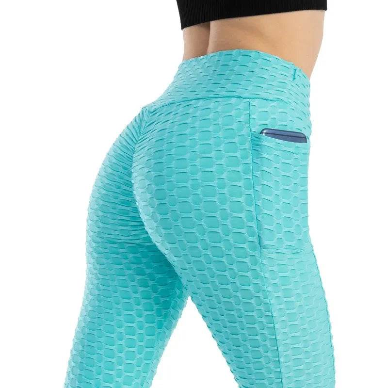 Women's Pocketed Bubble Leggings - P12 Hub Europe