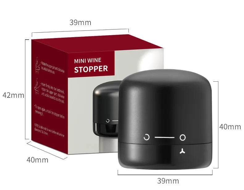New 2PCS Vacuum Red Wine Bottle Cap Stopper Silicone Sealed Champagne Bottle Stopper Vacuum Retain Freshness Wine Plug Bar Tools - P12 Hub Europe