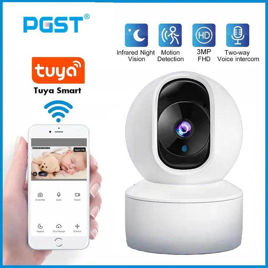 Indoor Camera PTZ WiFi 1080P Human Detect, Night Vision - P12 Hub Europe
