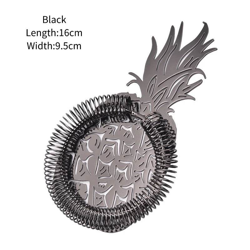 Creative Pineapple Cocktail Strainers Wine Strainer Stainless Steel Bar Strainer Drinkware Tools Bartender Bar Accessories - P12 Hub Europe