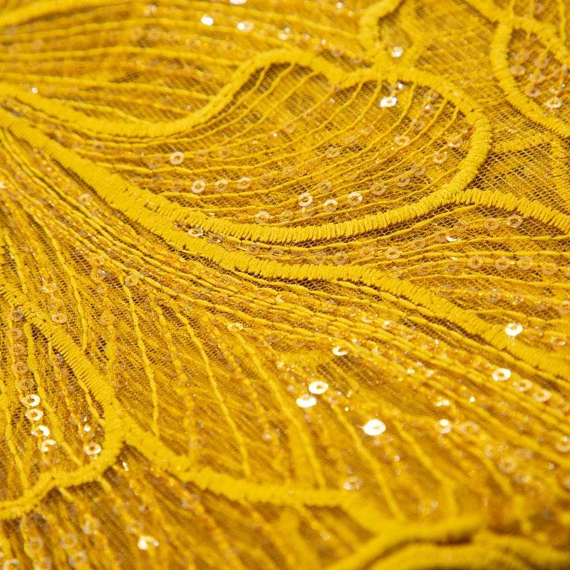 African Milk Silk Mesh Lace with Sequins 2025 French Net Lace Fabric Sewing Embroidered Lace Tulle Nigerian Women Wedding Dress - P12 Hub Europe