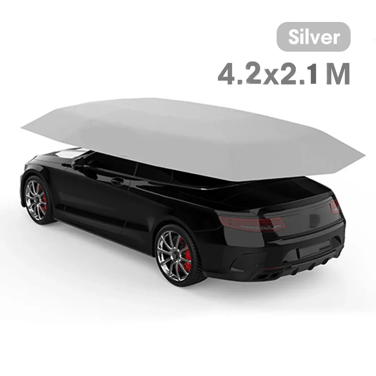 Outdoor Summer Thermal Insulation Carport Tarpaulin Car Sunshade Tarpaulin Canopy Cover UV Protection Car Sunshade Awningonly te