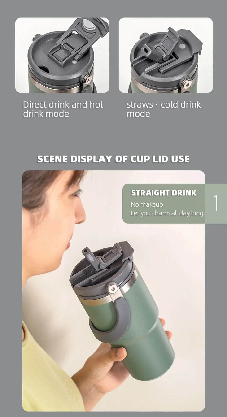 900ML Tyeso Insulated Travel Mug - P12 Hub Europe