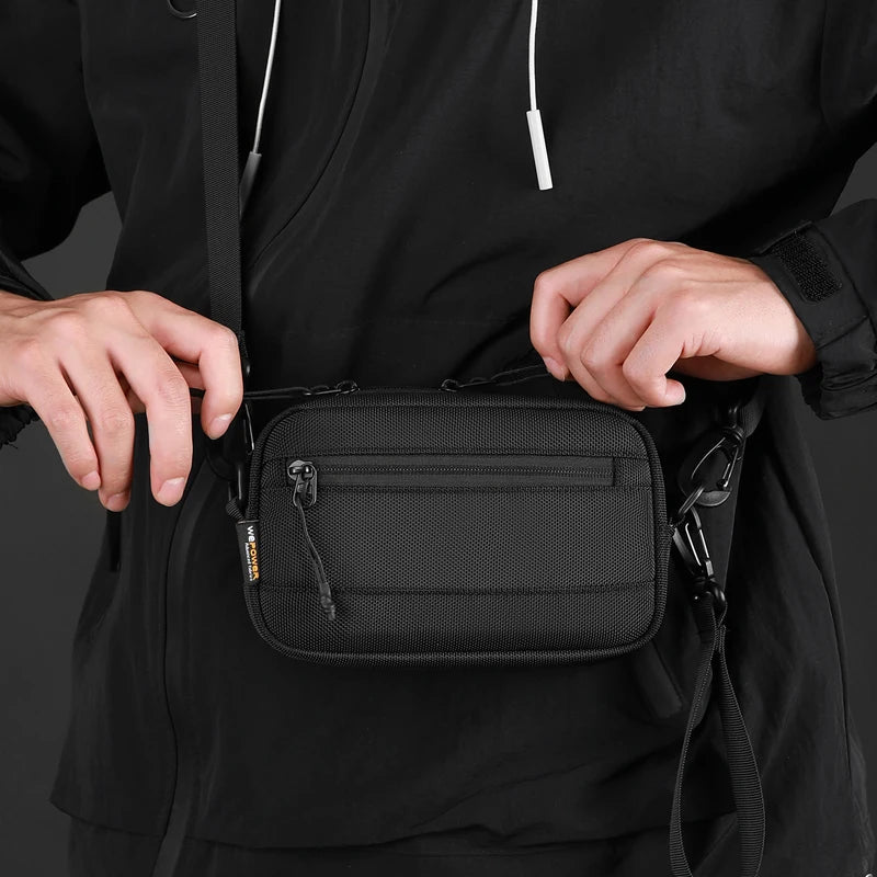 New Multifunctional Messenger Bag for Men Outdoor Travel Camping Phone Storage Bag Daily Commute Trekking Teenager Shoulder Bag