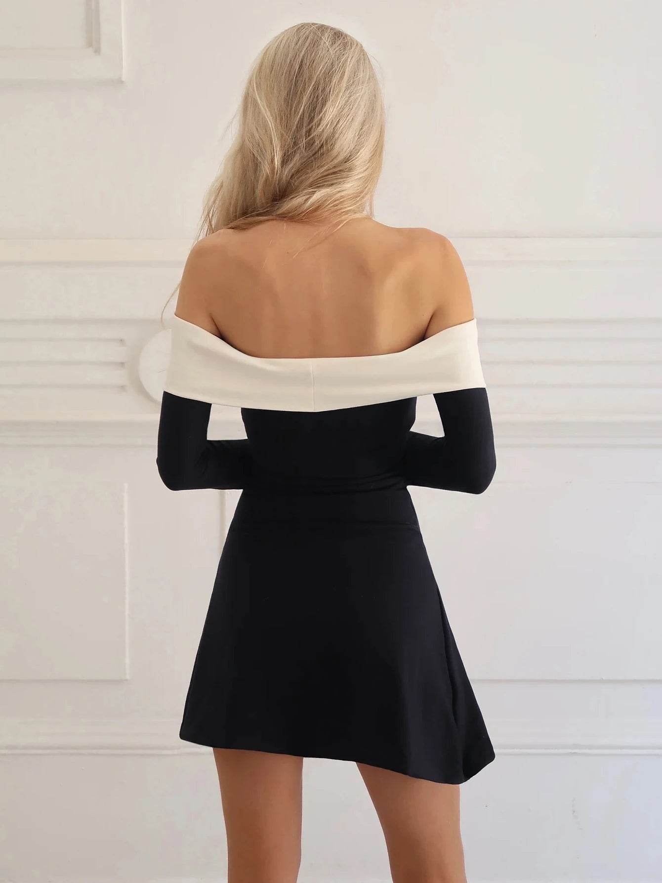 Dulzura Off Shoulder Mini Dress - Prom Party Clubwear - P12 Hub Europe