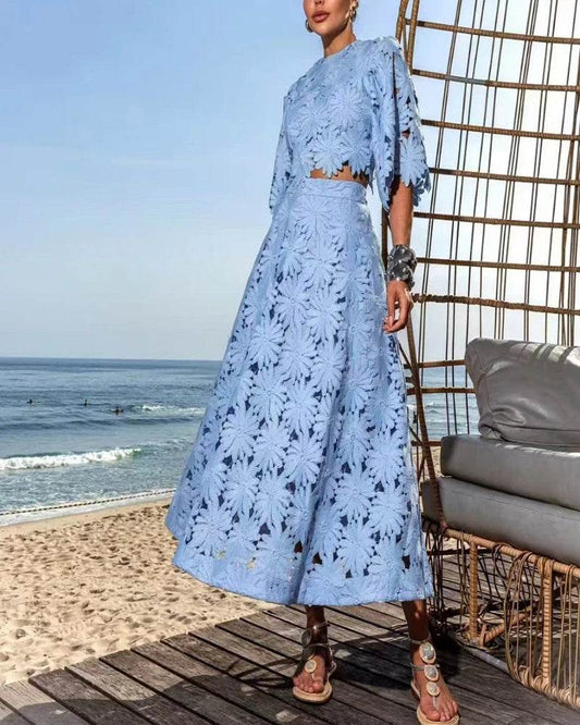 Solid Summer Skirt Suit - P12 Hub Europe