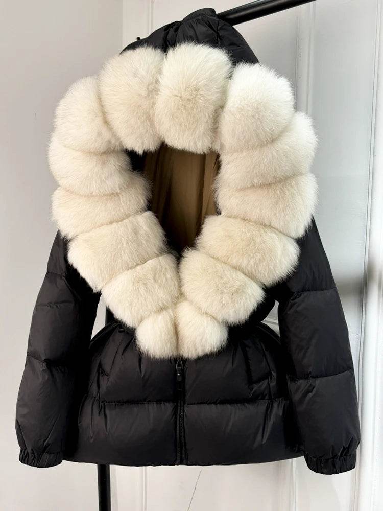 Fox Fur Down Puffer Parka - P12 Hub Europe