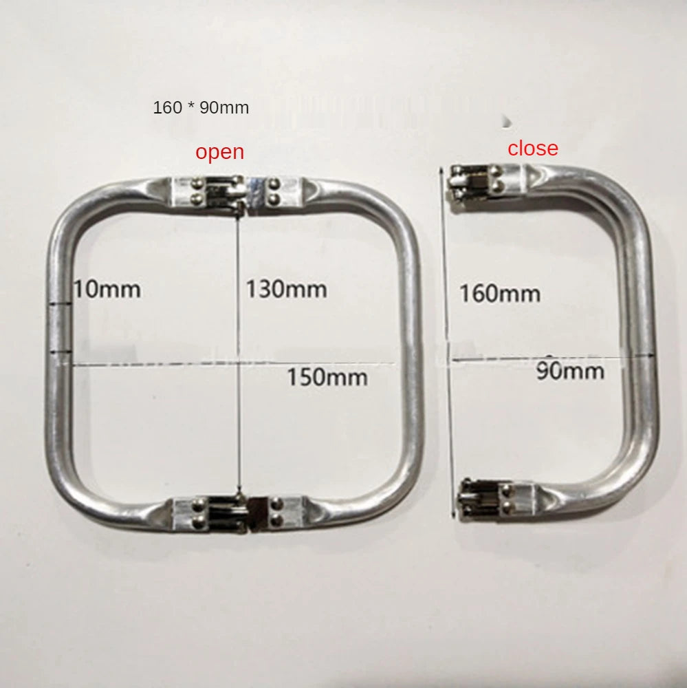 Bag Frame For Wallet Doctor Purse Metal Aluminum Tube Frame DIY Bag Handle Accessories Clutch Bag Parts