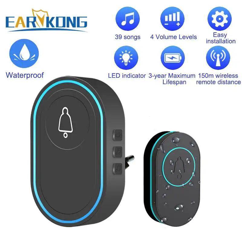 Doorbell Wireless | 39 Tunes, 300M, Waterproof - P12 Hub Europe