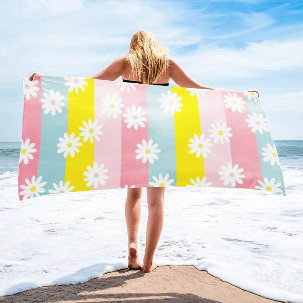Quick Drying Microfiber Towels Beach Mat Sports Bathroom Luxury Travel Shower Towel Large Sand Free for Adults Body Dry Towels - P12 Hub Europe
