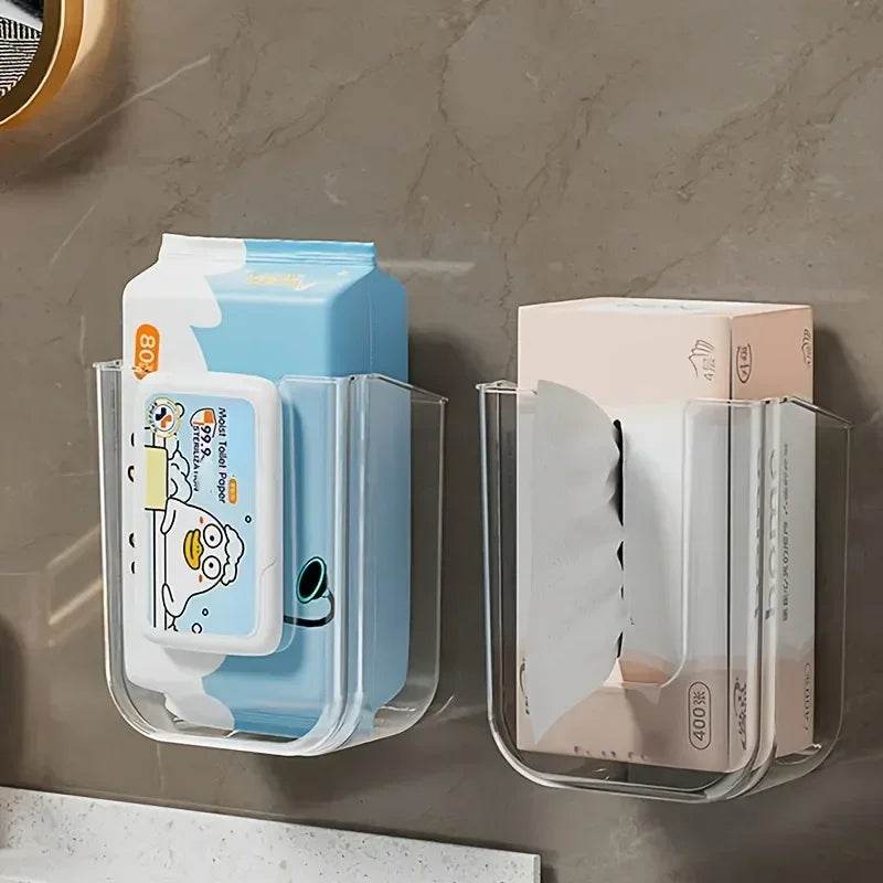 Punch-Free Toilet Paper Holder Box Waterproof Storage Toilet Paper Storage Rack Paper Towel Kitchen Bathroom Storage Box - P12 Hub Europe