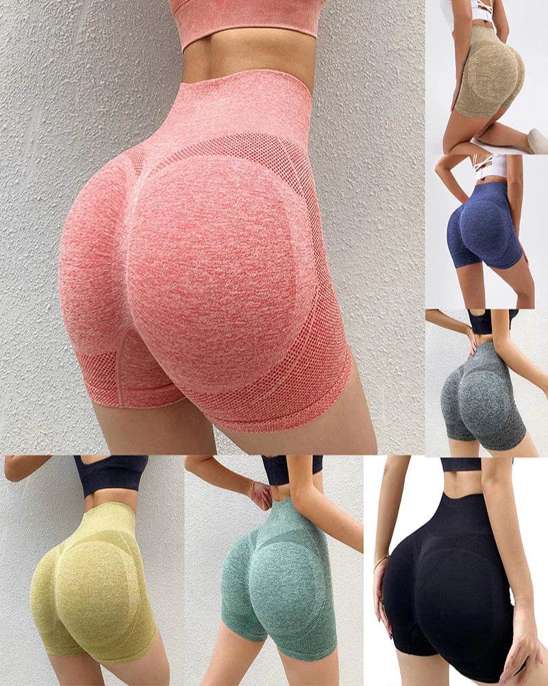 Women High Waist Gym Shorts - P12 Hub Europe