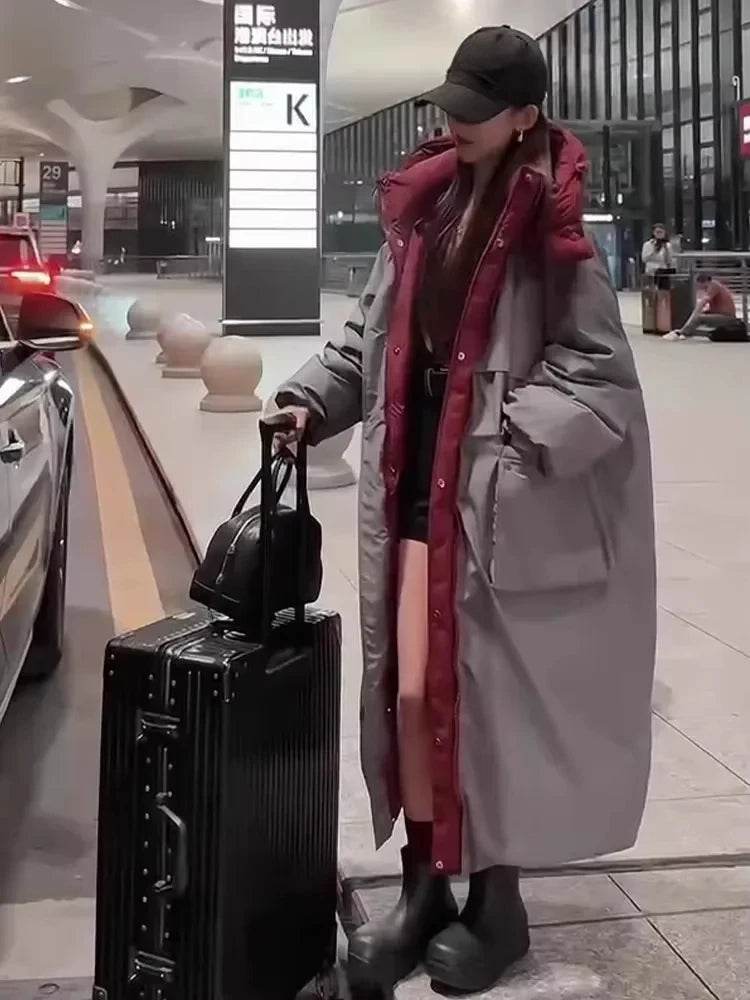 Reversible Long Down Coat - P12 Hub Europe