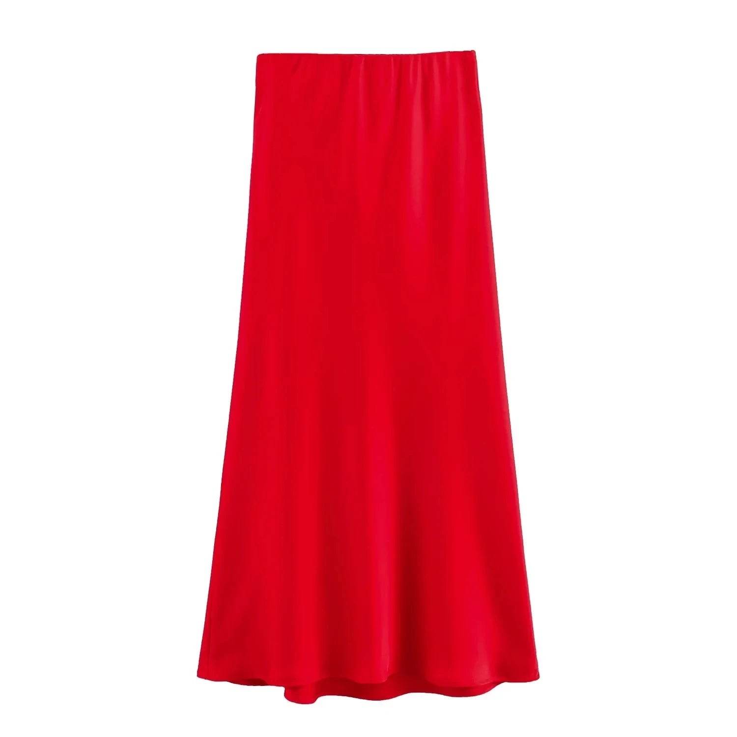 Women's Flowing Satin Midi - P12 Hub Europe