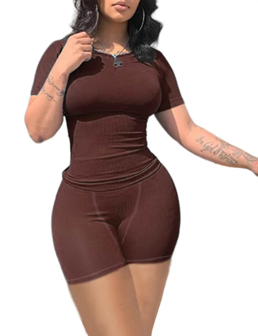 Ribbed Summer Lounge Shorts Set - P12 Hub Europe