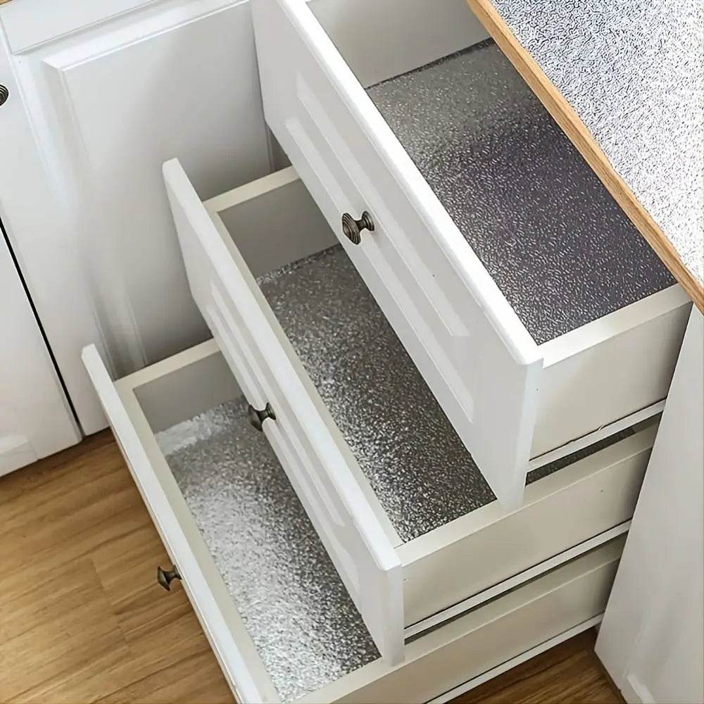 Kitchen Oil-proof Self Adhesive Stickers Anti Fouling High Temperature Waterproof Aluminum Foil Wallpaper Cabinet Contact Papers - P12 Hub Europe