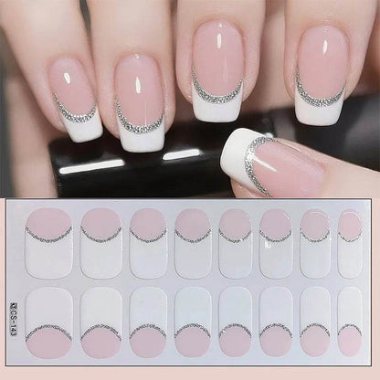 Full Cover Gradient Nail Stickers Multi Color -