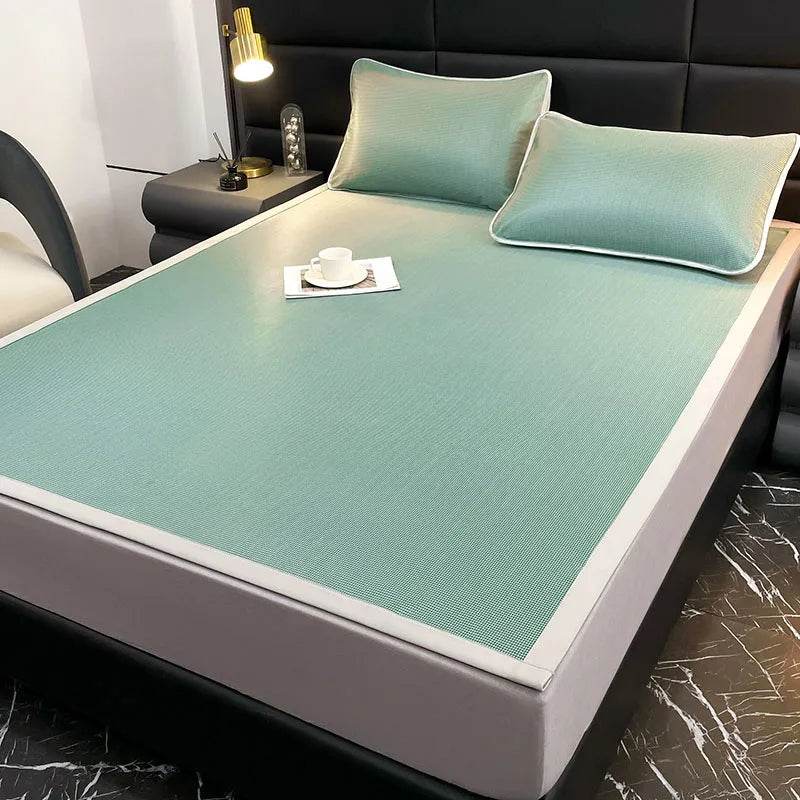 Cooling summer bed mat Carbon Fibres sleeping cold bed pad Natural cool bed cover double mattress cover with pillowcase Bed mats - P12 Hub Europe