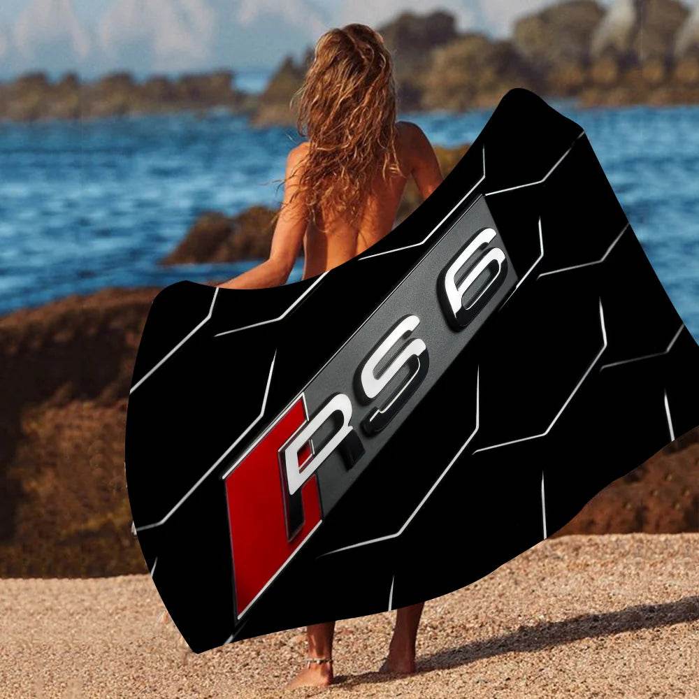 Car AA-Audis-logo Printed Big Microfiber Beach Towels Quick Dry Towel Sand Beach Towels Pool Towel for Travel Swim Pool Yoga - P12 Hub Europe