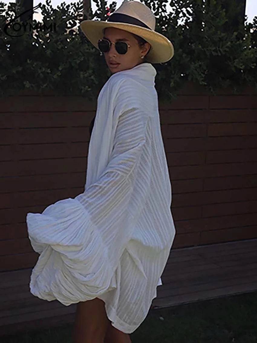 Oymimi White Puff Sleeve Shorts - P12 Hub Europe