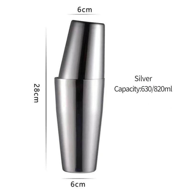 Bar Cocktail Shaker Boston Shaker Stainless Steel Engraving Shaker Bar Accessory Bartender Tools For Home And Bar - P12 Hub Europe