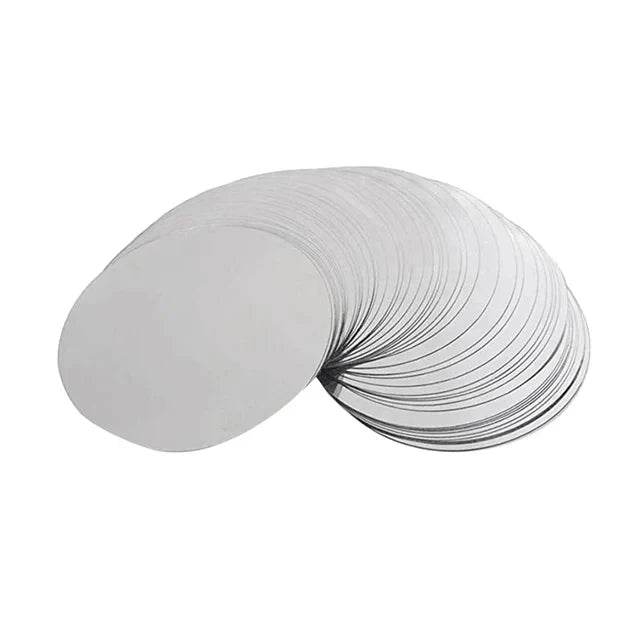 50/100/150/200Pcs 3 Inch Silver Wine Pourer Discs Drip-Proof Drop Drip Stop Pouring Pour Spout Pour Wine Thin Slice - P12 Hub Europe
