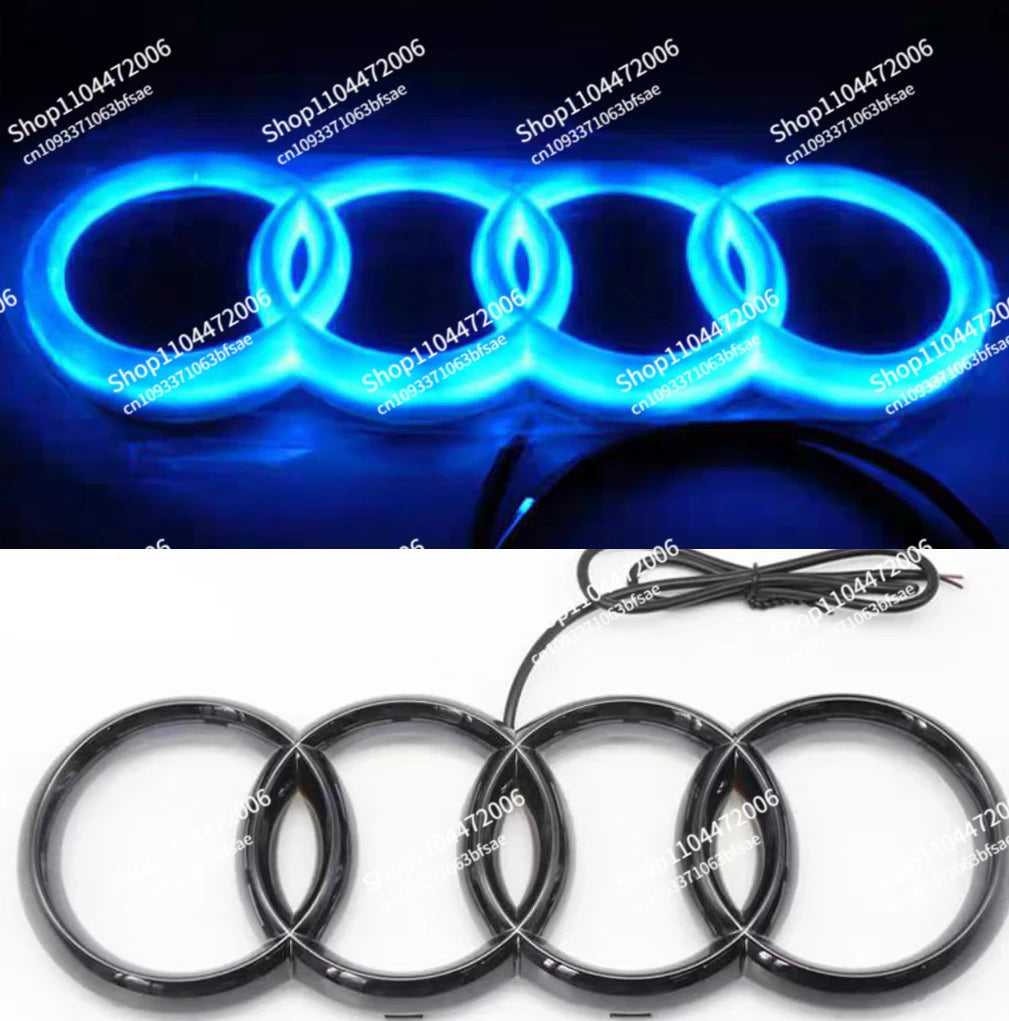 249mm/273mm/285mm Audi Car LED Front Grille Logo Lamp For AUDI A3 A4 A5 A6 A7 A8 S3 S4 S5 S6 S7 Q3 Q5 Q7 TT Static Light