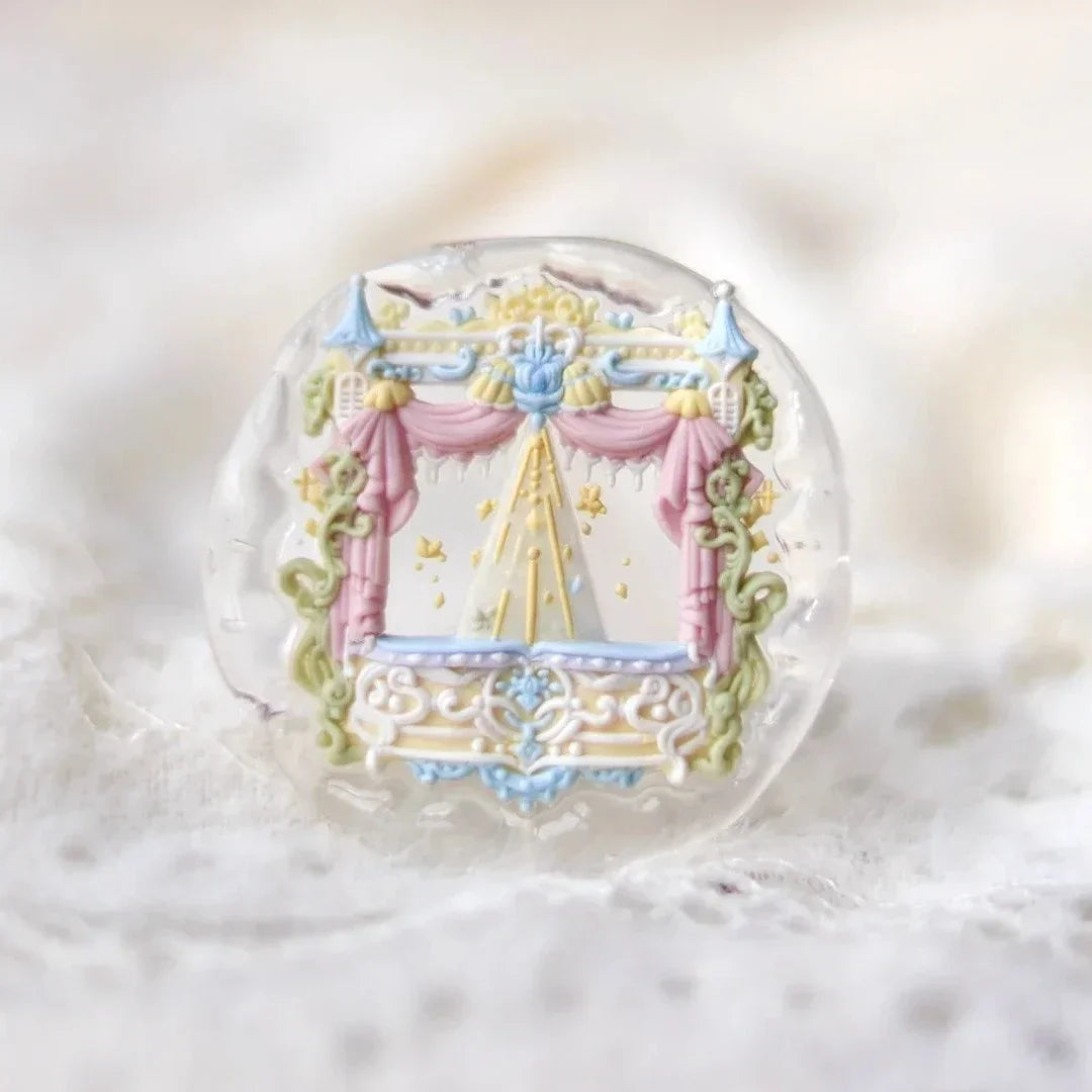 Conch Love Rose Stamp Copper Fire Seal Head  Invitation Gift Craft Toy Fine Carving  Seal Shaped Relief Envelope Seal Craft Toy
