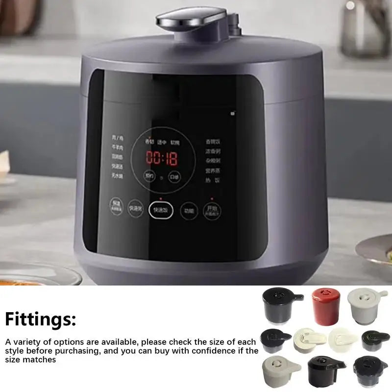 High Pressure Cooker Universal Aluminium Alloy Safety Universal Relief Jigger Valves Caps Gas And Induction Pressure Relief