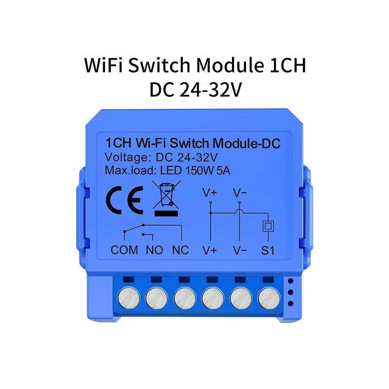 Dry Contact Relay Tuya WiFi Zigbee Alexa and Google - P12 Hub Europe