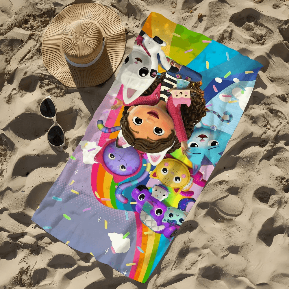 Towel Beach Quick Dry Cute G-Gabbys Pool Camping Towels Travel Dollhouse Soft Gift Cartoon Gym Shower Sports - P12 Hub Europe