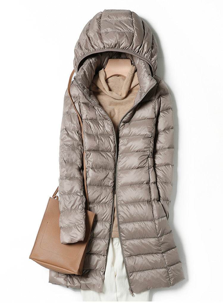 Korean Slim Hooded Down Parka - P12 Hub Europe