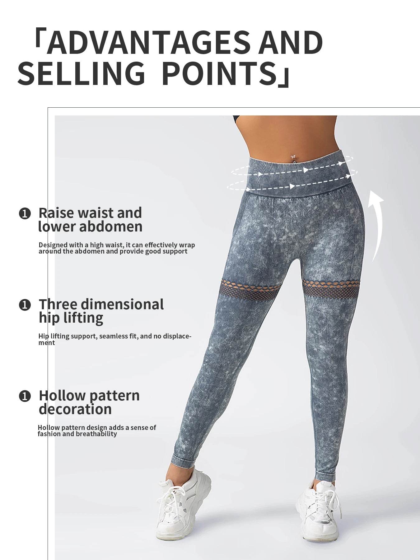 Women's Mesh Butt Lifting Leggings - P12 Hub Europe